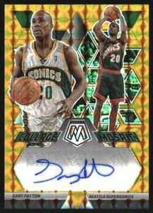 2022-23 Panini Mosaic Collage Autographs Mosaic Gold #6 Gary Payton Auto /10