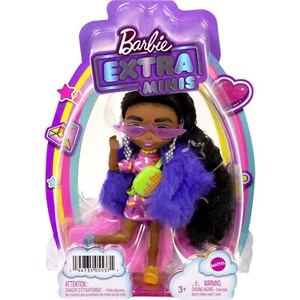 Muñeca Barbie Extra Minis #1 (5,5 pulgadas) de moda y accesorios con soporte de muñeca nueva - Imagen 1 de 6