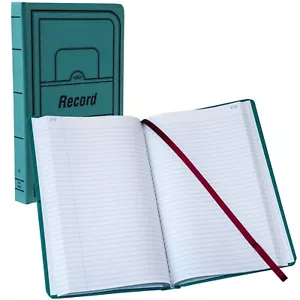 National A66500R Record Book, Canvas Tuff Series, 500 Pages, 12-1/8 x 7-5/8" - Picture 1 of 6