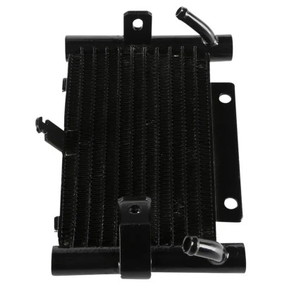 Radiador enfriador de aceite de aluminio negro apto para Harley Street Glide FLHX 17-23 20 Foto 1 de 4