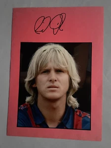 BERND SCHUSTER FC Barcelona signed Briefkarte 21x30 Autogramm autograph - Picture 1 of 1