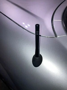 4 inch " Short Black Aluminum Antenna Mast AM/FM for TOYOTA MR2 Spyder 2000-2005 - Picture 1 of 18