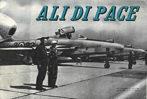 Ali di Pace - Propaganda 1957 Ricognitori Republic R F84F Aeronautica Militare - Picture 1 of 4