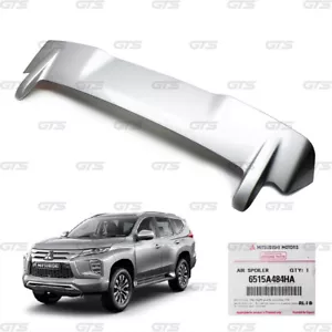 Silver Rear Roof Spoiler Tailgate Fits Mitsubishi Pajero Montero Sport 2020 2021 - Picture 1 of 9
