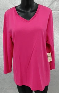 Coldwater Creek Bluse Oberteil Gr. L Pullover 3/4 Arm Neu mit Etikett - Bild 1 von 15