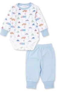 KISSY KISSY Round About Town Pants Set -Blue- NWT Boys 9 month - Picture 1 of 2