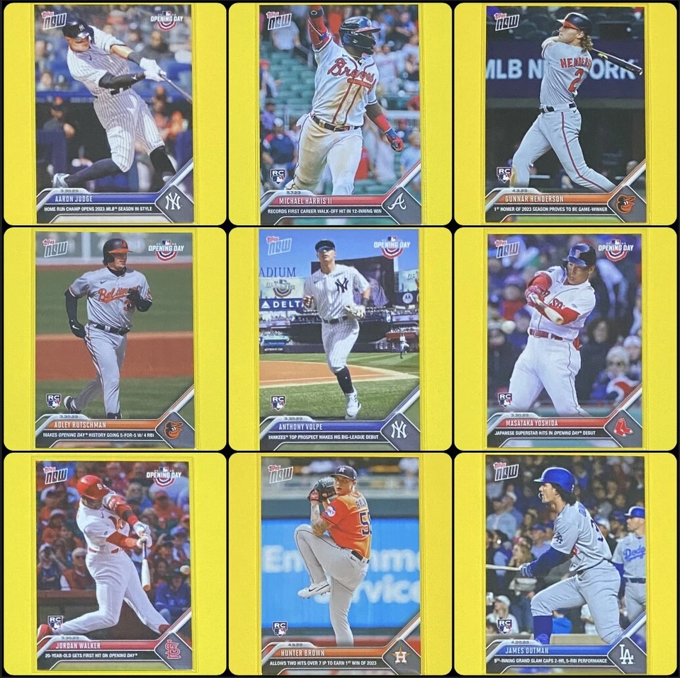 2023 MLB Topps Now Baseball - BASE / ROOKIE CARD SP - Pick A Card - RC 🔥 - Image 1 of 1