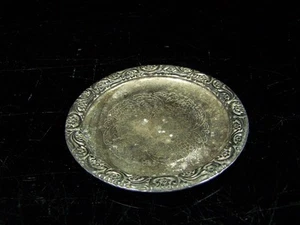 Plato plateado A.B. Segerstrom & Svensson Eskiltuna Suecia 8,5 cm - Imagen 1 de 3