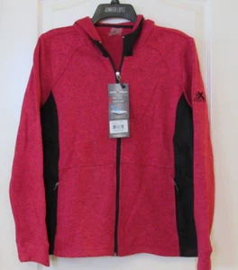 Zeroxposur Mid-weight Fleece Hooded Jacket Lipstick Women's Sz XL NWT MSRP$100 - Picture 1 of 2