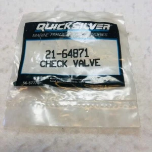 Quicksilver Mercury Oil Injection Check Valve 21-64871 - Picture 1 of 2