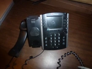 POLYCOM VVX 411 IP VOIP POE Gigabit Telephone - Picture 1 of 6