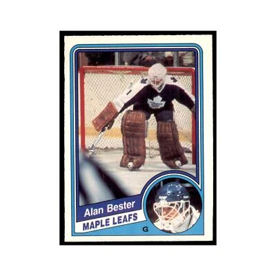 1984 O-Pee-Chee Allan Bester RC Toronto Maple Leafs #297 - Image 1 of 3