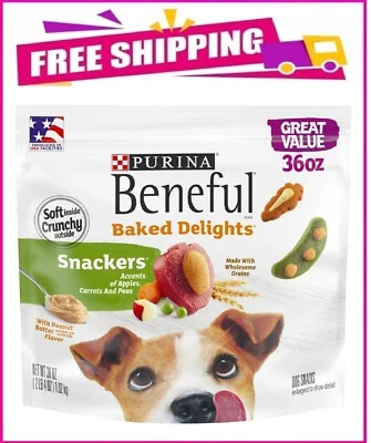 Purina Beneful Dog Training Treats For Dogs, Baked Delights Snackers - Image 1 of 4