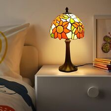 Tiffany Style Lamp Sunflower Vintage Table Lamp Small Lamps Stained Glass Lamp T