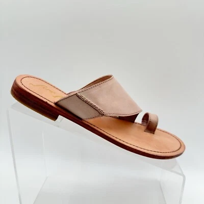 Free People Sant Antoni Slide Sandal Women's Sz 38 Blush Beige US 7.5 T2 - Изображение 1 из 4