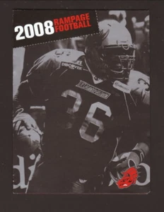 Grand Rapids Rampage 2008 programma tascabile Bud Light AFL - Foto 1 di 2