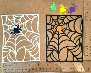 SPIDER WEB Cartulina Papel Troquelado Adornos... Anna Griffin HALLOWEEN - Imagen 1 de 2