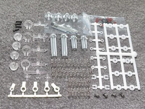 ASC6004 TEAM ASSOCIATED RC10-CC CLASSIC CLEAR KIT FRONT REAR SHOCKS - Picture 1 of 1