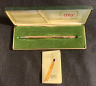 Vintage Cross 10kt Pen with Corp. DOW Decal. Original Box and Manual. Circa 1975