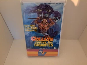 GOLIATH CONTRA LOS GIGANTES - rare Anime Mexican vhs BRAD HARRIS Fernando Rey 88 - Picture 1 of 2