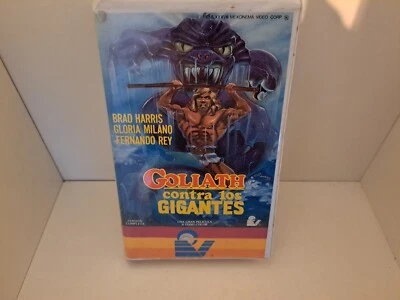 GOLIATH CONTRA LOS GIGANTES - rare Anime Mexican vhs BRAD HARRIS Fernando Rey 88 - Image 1 of 2
