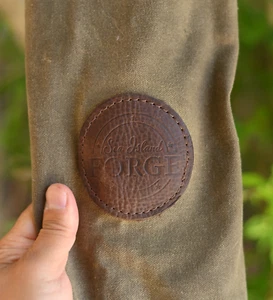 Sea Island Forge Tool Holder Roasting Sticks Quiver Canvas- leather archery - Picture 1 of 14