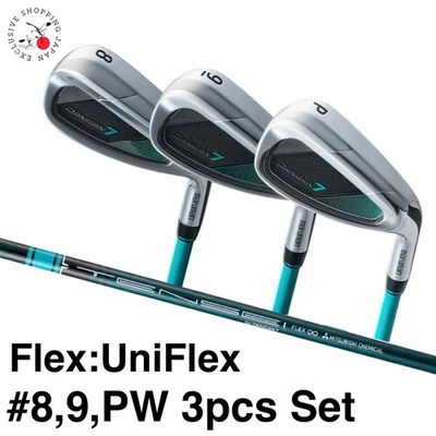 Maruman DANGAN7 MAX Iron Wedge #8,9,PW 3pcs Set UniFlex TENSEI Graphite Shaft RH - Image 1 of 4