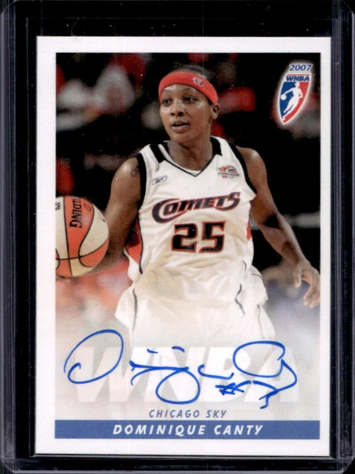 2007-08 Rittenhouse WNBA Dominique Canty Auto Sky - Image 1 of 2