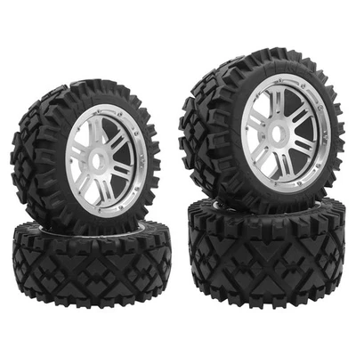 4PCS All Terrain Reifen Vorne und Hinten für 1/5 HPI KM Baja 5B SS Rovan Buggy - Bild 1 von 4