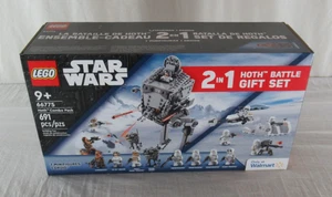 Lego Star Wars 2 en 1 Hoth Combo Pack Batalla Set de Regalo #66775 Walmart 2023 NISB - Imagen 1 de 8