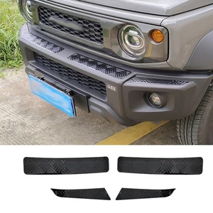 Black steel Car Front Bumper Trim Front Guard Cover for Suzuki Jimny 2/4Door - Picture 1 of 4