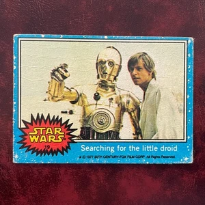 1977 Topps Guerra de las Galaxias Conjunto Azul Buscando al Pequeño Droide #19* - En muy buena condición - Imagen 1 de 2