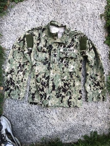 U.S. Navy Neu mit Etikett Typ III Hemd Herren 32 kurz Camouflage Ripstop Bluse Militär Uniform - Bild 1 von 8