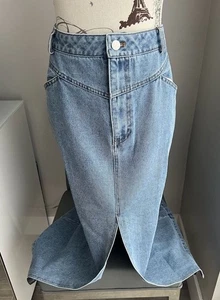Reverie Front Yolk Jeansrock Damen Größe XL - Bild 1 von 12