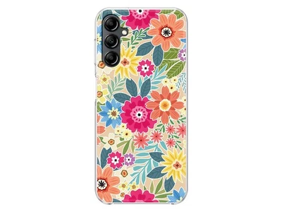 Colorful Flowers soft silicone Case for Samsung S24 S23 A13 A22 A23 A32 A33 A42 - Image 1 of 2