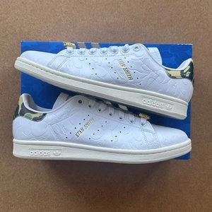 UK 6 (EU 39 1/3) - adidas Stan Smith x Bape - weiß - Bild 1 von 8