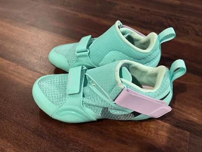 New Nike Womens Superrep Indoor Cycling Shoes Size 6 Teal - Image 1 of 4