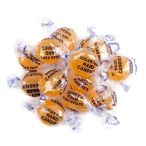 Caramelo duro caramelo sin azúcar 1 lb. Envuelto individualmente - Imagen 1 de 2