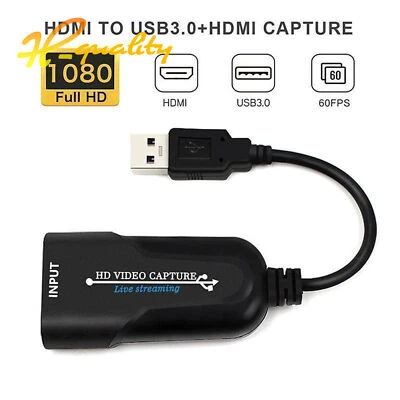 1080P 4K HDMI to USB 3.0 Video Capture Card Game Audio Video Live Streaming - Image 1 of 4