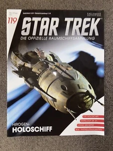 Star Trek Eaglemoss NUR Magazin - Hirogen HoloShip #119 DEUTSCHE SPRACHE - Bild 1 von 2