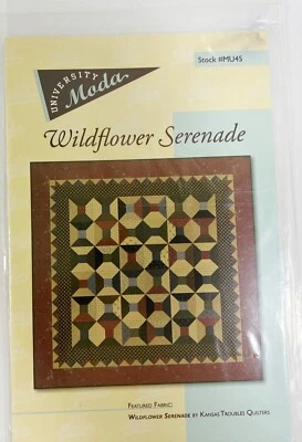 University Moda Wildflower Serenade MU45 Pattern By Susan Stiff - Image 1 of 3