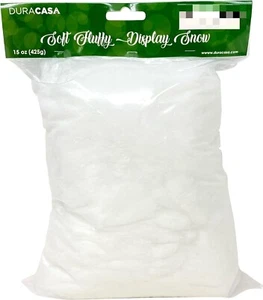 DuraCasa Christmas Cotton Snow Decor - 15 oz of Fluffy Indoor Snow for Decorate - Picture 1 of 2