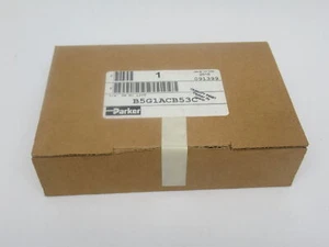 Parker B5G1ACB53C 2-Pos. Solenoid Valve 1/4" 120V 50/60Hz 145Psi *SEALED* NEW - Picture 1 of 3