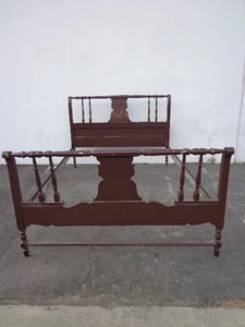 Antique Bed Rustic Shabby Chic Primitive French Provincial Victorian Bed Frame - Picture 1 of 9