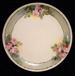 Vintage Weimar Porzellan Germany Floral 8-1/2" Salad Plate - Picture 1 of 8