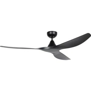 Surf 60" DC Ceiling Fan in Black by Eglo - Picture 1 of 1