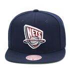 Mitchell & Ness New Jersey Nets Hardwood Classics Snapback Hat Cap - Navy