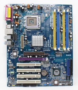 ASRock 775Dual-VSTA VIA PT880 Pro Sockel 775 AGP PCI-E DDR2 DDR1 (#28543) - Afbeelding 1 van 3