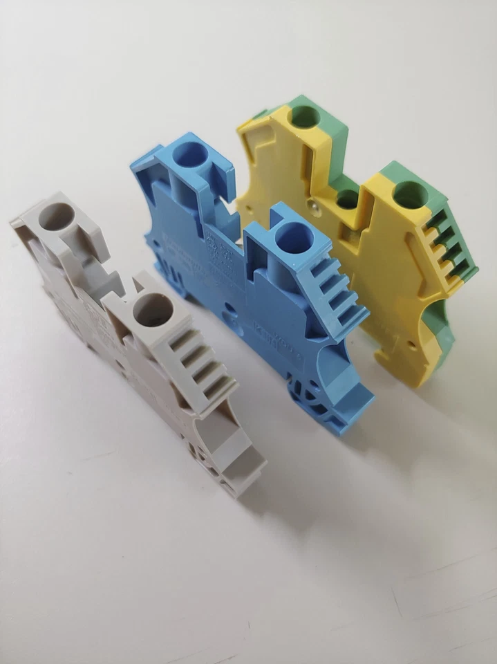 Weidmüller WDU 6, WDU 6 BL, WPE 6 Reihenklemmen; 6 mm²; mit Schraubanschluß - Bild 1 von 1