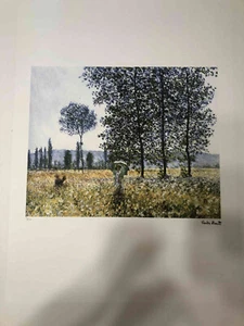 Claude Monet lithographie off set cm 50x70 signature sur dalle avec certificat - Bild 1 von 9